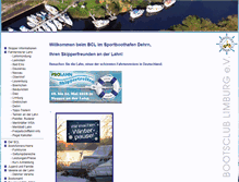 Tablet Screenshot of bcl-lahn.de